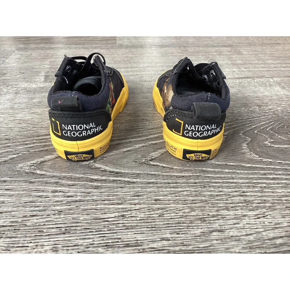 Vans X National Geographic Baby Size 4.5 Sneakers Photo Ark Frog Animal Shoes